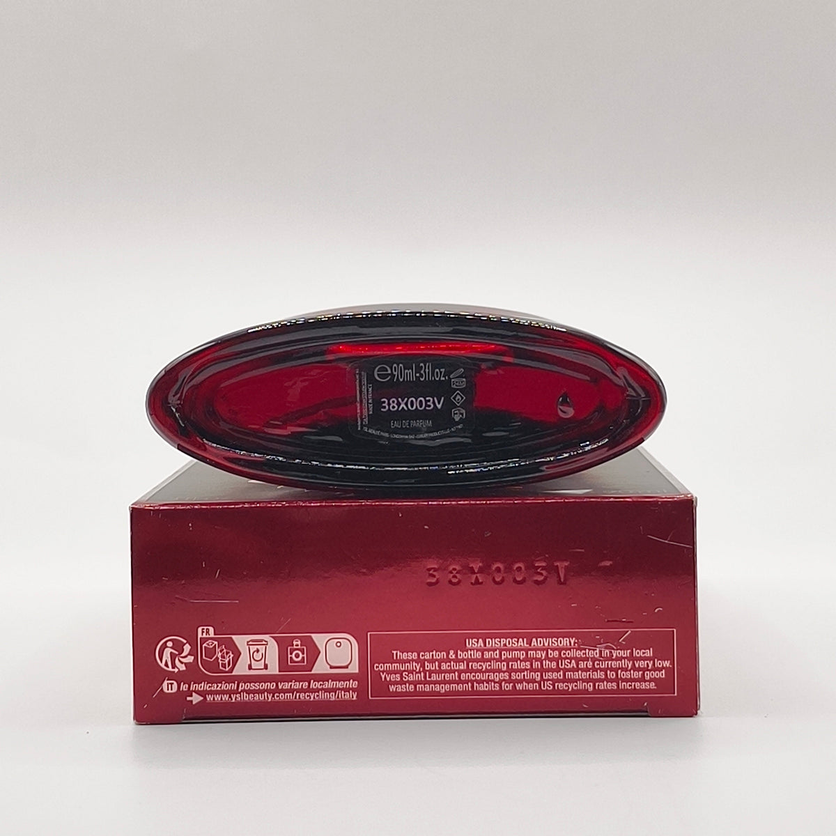 YSL BLACK OPIUM EDP OVER RED