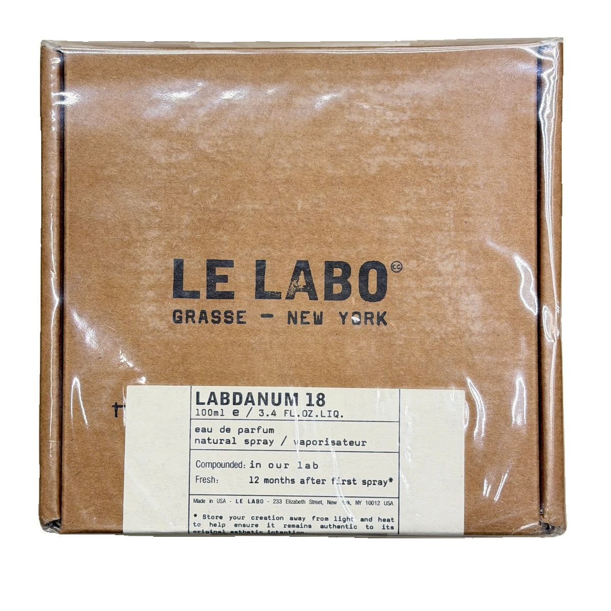 LE LABO LABDANUM 18