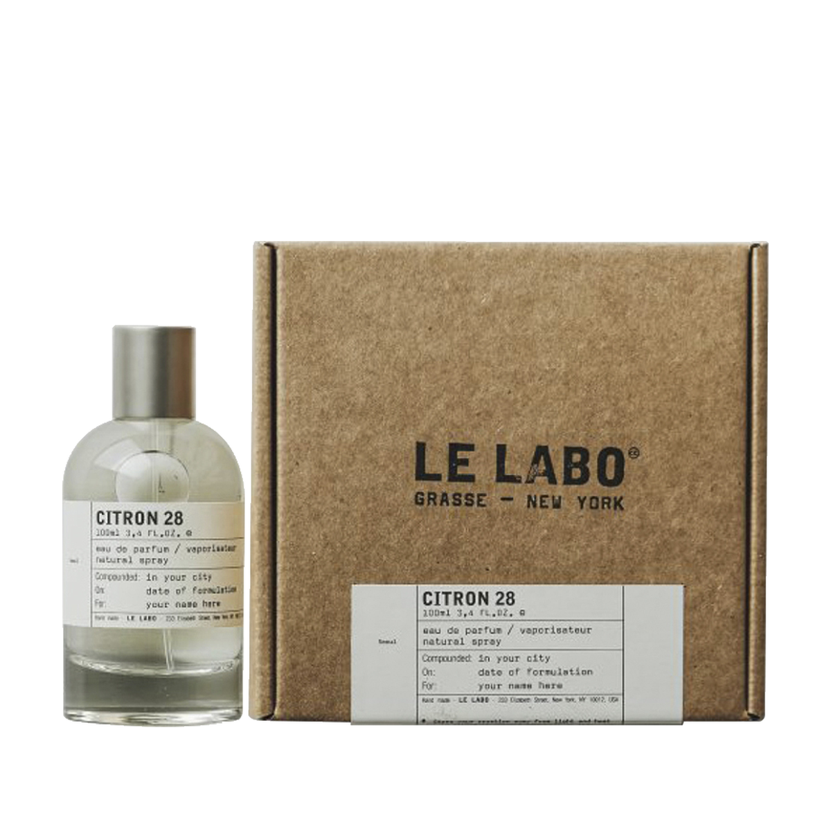 Le Labo Citron 28 Eau de Parfum — product on pure white background