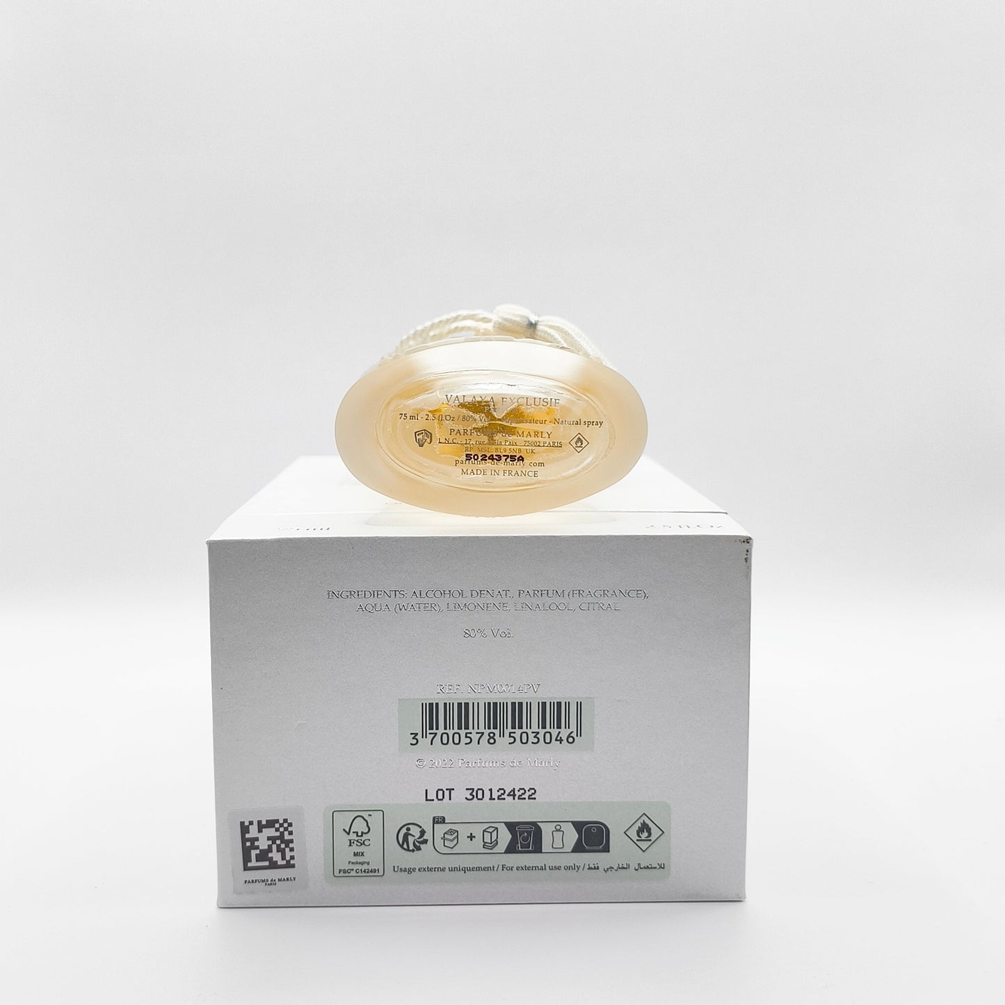 PARFUMS de MARLY VALAYA EXCLUSIF