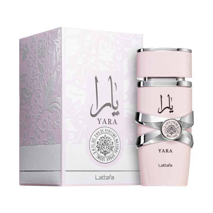 LATTAFA YARA (LIGHT PINK) — product on pure white background