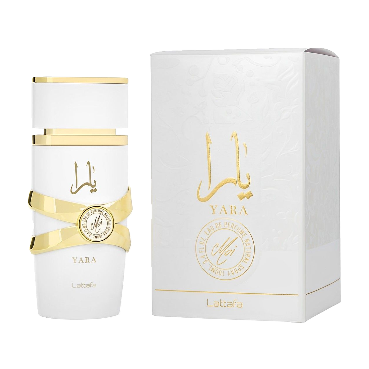LATTAFA YARA (MOI WHITE) — product on pure white background
